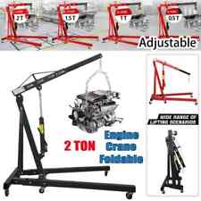 Klappbarer Motorheber Werkstattkran Hydraulisch 2 Tonnen Getriebeheber Hebekran