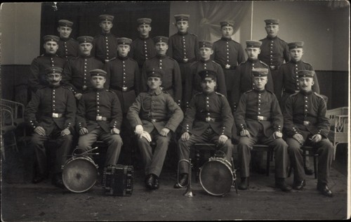 Foto deutsche soldaten in - ak,