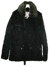 *KHUJO Rough & Fine* Herren Winter Jacke mit Abnehmbare Pelz Besatz Gr. L NEU