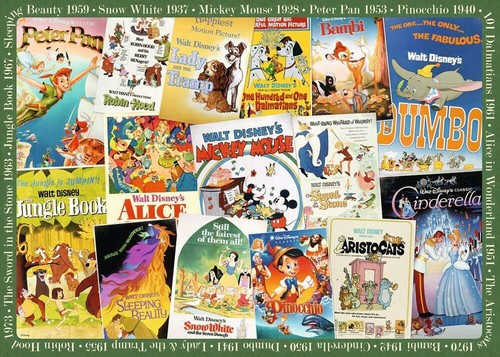 Puzzle disney vintage poster - puzzle,
