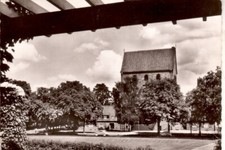Postkarte  BERLIN  - FROHNAU , Zeltinger Platz mit evgl. Kirche (Andres Verlag)