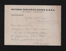 BERLIN, Brief 1948, National Registrier Kassen GmbH