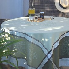 Tischdecke jacquard baumwolle - tischdecke,