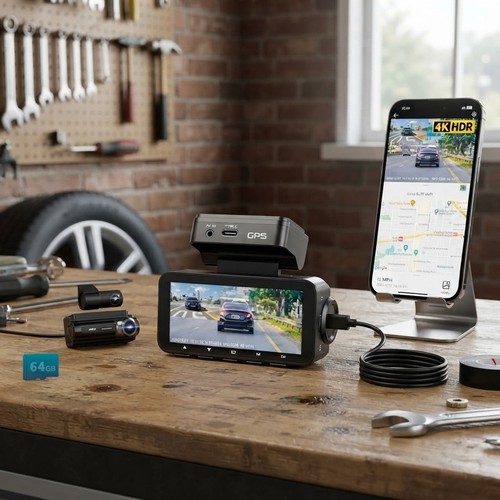 Pro dash cam - dash, 4k