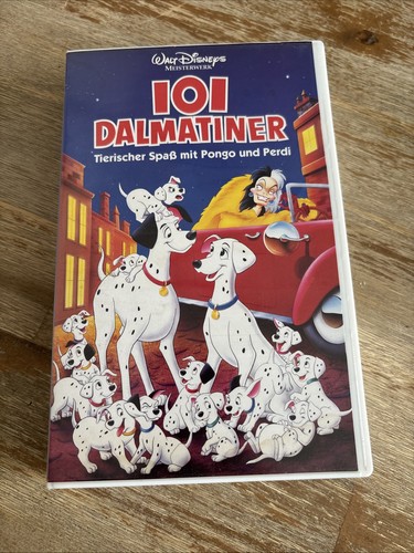 Walt disney 101 dalmatiner vhs - disney,