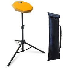 keepdrum DPOR8 Übungspad Practice Pad Orange 8 Zoll + Pad-Stativ