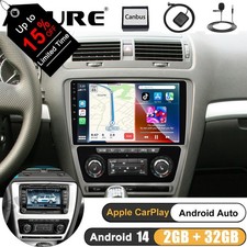 2+32G CarPlay Android 14 Autoradio BT Navi Für Skoda Octavia 2 1Z3 1Z5 2004-2013