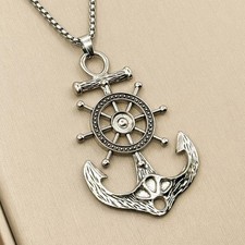 Halskette mit Anker Anhänger