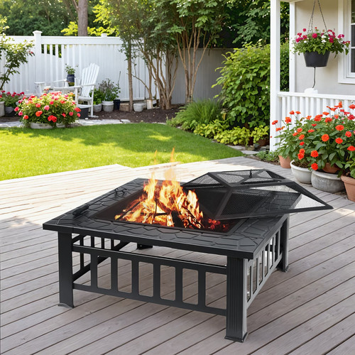 Xxl feuerstelle mit - xxl, grill
