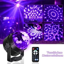 UV LED Schwarzlicht Discokugel