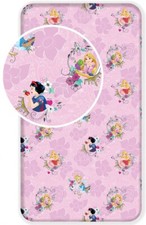 Prinzessin Spannbetttuch Spannbettlaken Princess Disney Maße: 90x200 cm + 25cm