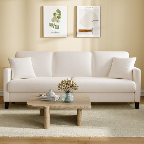 Sitzer teddy samt sofa - 3-sitzer,