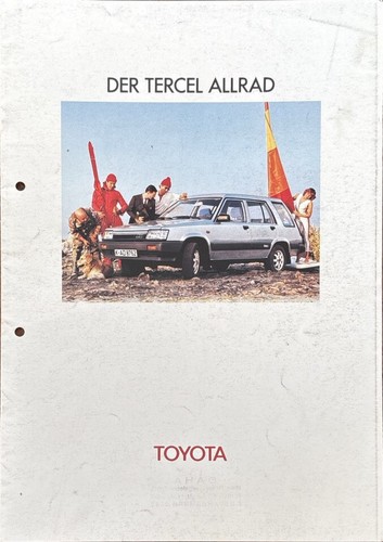 Toyota tercel allrad - allrad, prospekt