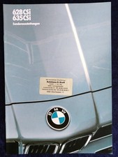 BMW 6er, E 24, Sonderausstattungen, Prospekt 1.1983  Modelle: 628 CSi, 635 CSi
