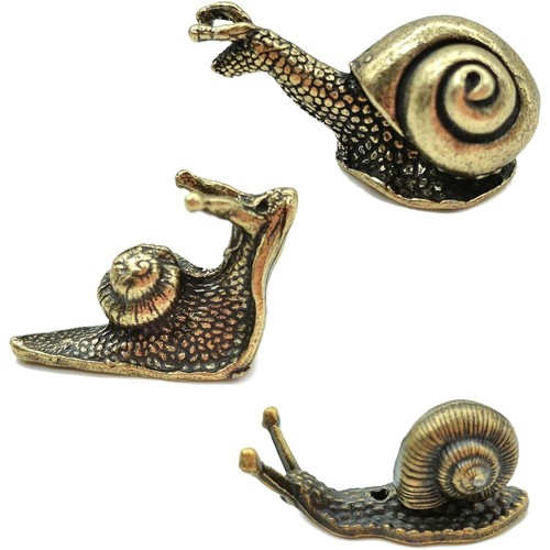 Schneckendeko gartenfigur 3er - gartenfigur,