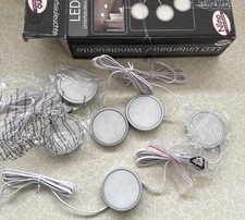 6x Nino LED Ersatz Unterbauleuchte Silber Küchen 6x 1,2W 6x 96lm 3000K 12V 500mA