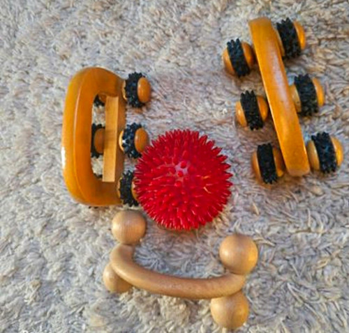 Manuelles massagegerät set - manuelles, massagegerät-set