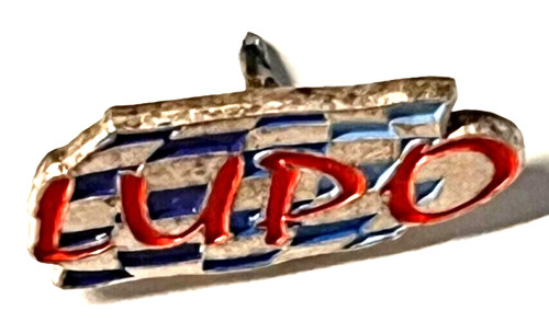 Lupo startflagge pin - vw, (h15)