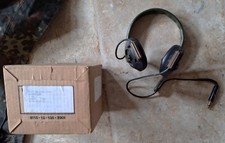 2x  NEUBundeswehr Kopfhörer Headset  Funkgerät GRC 9 ungeöff.OVP 1982/85  SEM25