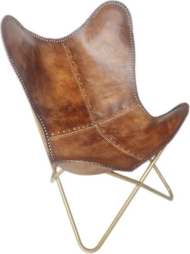 Antik leder relaxsessel - antik,