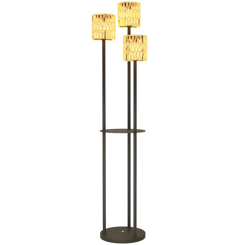 Solar stehlampe rattan - solar,