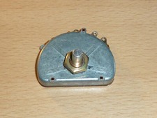 PREH Spezial-Potentiometer 500k log+, Typ 017,  6mm-Achse, Drehbereich: 90 Grad