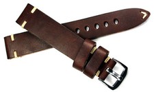 Uhrenarmband 19mm /16 RIOS1931 Vintage Retro Look genuine Leder Germany handmade