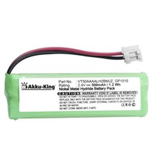 Telefon Akku Festnetz 2.4V 500mAh für Medion Tevion GP HC05RN01