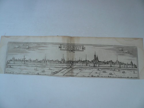 Neuss anno 1575 panorama - neuss,, bei