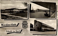 Norden ostfriesland schule - ak, ostfriesland,
