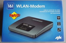 AVM FRITZBox 7312, 1&1 WLAN Router, Modem, Telefonanlage, schwarz, NEU