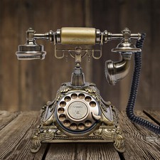 Retro antik tischtelefon - retro,