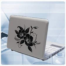 Hibiskus Blumen Notebook Aufkleber Netbook Laptop Tattoo Sticker Blume LT005 