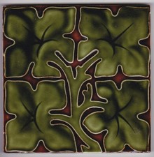 Jugendstil Fliese Villeroy & Boch Mettlach