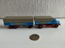 F397  Brekina Lkw mit Hänger