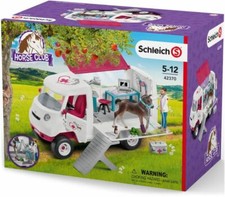 Schleich Pferdeclub Mobiles Veterinär Mit Hannoveraner Fohlen 42370 Lkw