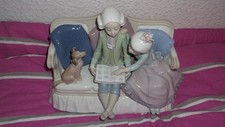 Große Lladro  Porzellan-Figur " Story - Time "
