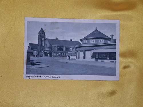 Alte ansichtskarte bahnhof - ak,