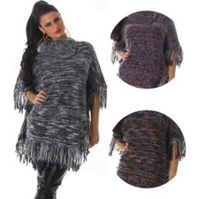 Damen Poncho - Pullover