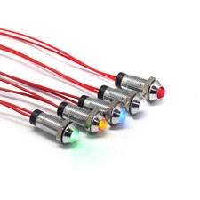 Edelstahl Kontrollleuchte 8 mm