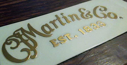 Martin headstock metallic - martin,