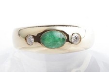 Band Ring Smaragd Cabochon 2