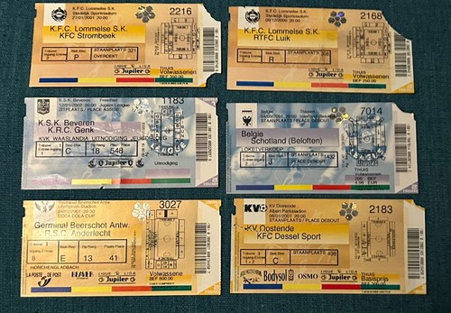 Alte tickets für sammler - 6x,