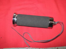 universal Griff Motorrad Lenkergriff Moosgummigriff links mit Franzen 22mm chrom