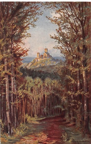 Eisenach wartburg blick von - eisenach,