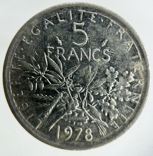 Frankreich francs münze - frankreich, 5