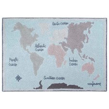Lorena Canals Teppich Weltkarte