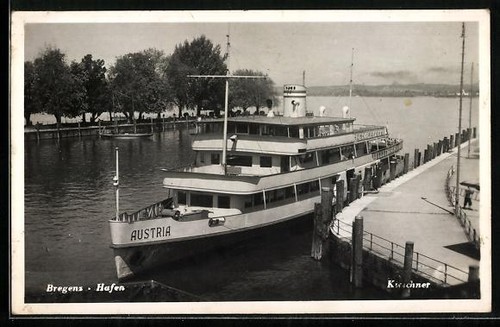 Ansichtskarte passagierschiff - ansichtskarte,