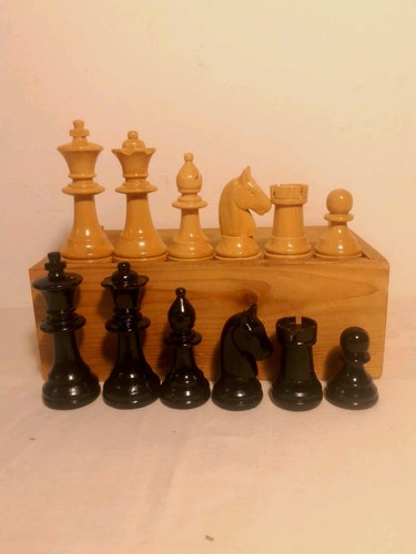 Vintage schachspiel stauton - vintage,