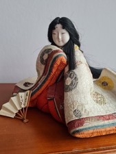 Japanische Kimekomi Puppe, Holzkorpus, Meisterwerk der japanischen Puppenkunst
